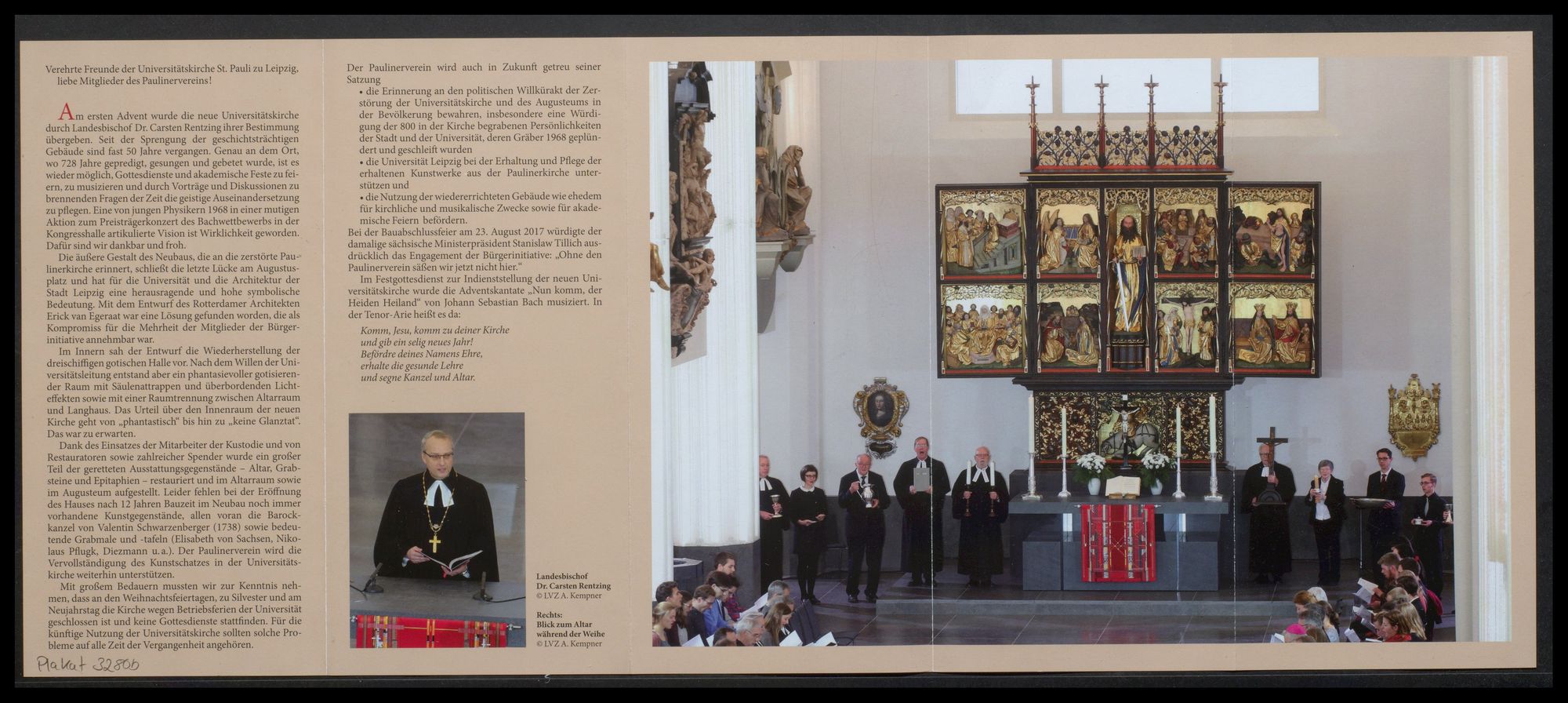 Paulinerverein e.V.: Universitätskirche St. Pauli zu Leipzig (Rückseite)